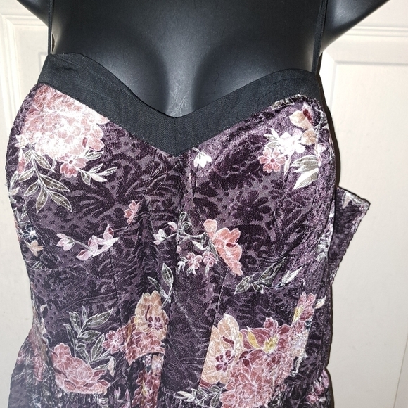 Xhilaration floral dress adjustable Spaghetti straps size XXL - Picture 2 of 7